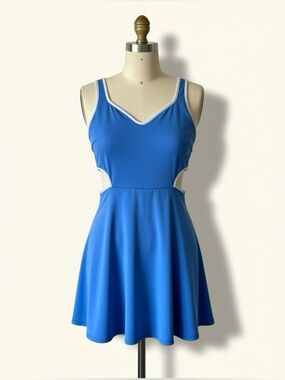 Old Navy Active Powersoft Go Dry Athletic Dress w Cutouts, Shorts, and Pocket